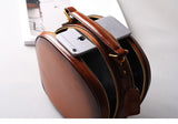 Leather Bag Round Leather Circle Bag Round Leather Crossbody Bag Womens 