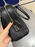 Genuine Leather Bowling Bag Bowler Handbag For Ladies 