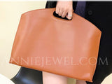 Genuine Leather Work Laptop Bag For Women brown Laptop Bag Leather Briefcase Laptop Work Bag