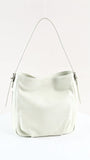 Women's Hobo Bucket Bag white Leather Hobo Shoulder Bag Leather Bucket Shoulder Bag 