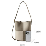 Women's Crossbody Bucket Bag Leather Small Leather Bucket Bag Crossbody 