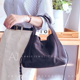 black leather Tote Genuine Leather Bucket Tote Bag Womens