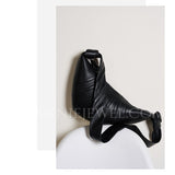 Leather Croissant Bags, Lambskin Croissant Bag, Croissant Sling Bags, Leather Crossbody Bag, Croissant Shoulder Bags, Unisex Bags - Annie Jewel