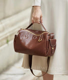 Genuine Leather Crossbody Purse Real Medium Leather Crossbody Bag Womens - Annie Jewel