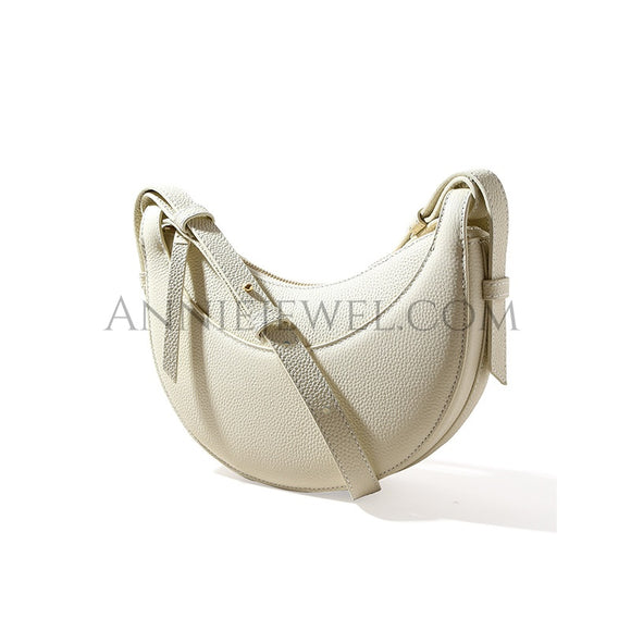 Womens Half Moon Leather Bag Leather Half Moon Bag Half Moon Crossbody Bag