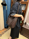 Women's Black Leather Hobo Tote Bag Black Hobo Shoulder Bag Hobo Bucket Bag 