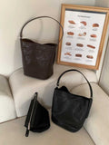 Women's Leather Hobo Bags Brown Leather Hobo Bag Leather Hobo Bucket Bag 