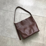 Women's Leather Hobo Bags Soft Leather Hobo Purse brown Leather Hobo Bucket Bag