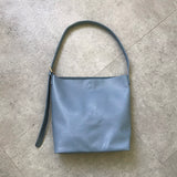 Women's Leather Hobo Bags Soft Leather Hobo Purse blue Leather Hobo Bucket Bag