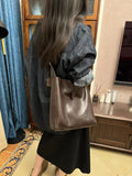 Women's Black Leather Hobo Tote Bag Black Hobo Shoulder Bag Hobo Bucket Bag 