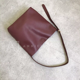 burgundy Leather Hobo Bag Soft Leather Hobo Bag Women's Hobo Shoulder Bags