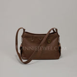 Leather Hobo Purses With Outside Pockets leather Hobo Bag With Zipper Womens - Annie Jewel