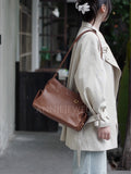 brown Genuine Leather Hobo Bags For Women Cowhide Hobo Purse Best Leather Hobo Bags - Annie Jewel