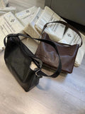 Women's Leather Hobo Shoulder Bag Brown Leather Hobo Purse Bucket Bag 