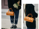 Small Leather Zip Top Bag
Leather Mini Boston Bag
Vintage Leather Mini Satchel womens