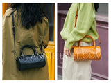 Small Leather Zip Top Bag
Leather Mini Boston Bag
Vintage Leather Mini Satchel womens