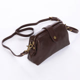 Women's Genuine Leather Small Crossbody Bag Purse Leather Small Frame Bag 