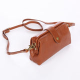 Women's Genuine Leather Small Crossbody Bag Purse Leather Small Frame Bag 