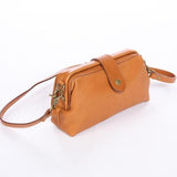 Women's Genuine Leather Small Crossbody Bag Purse Leather Small Frame Bag 