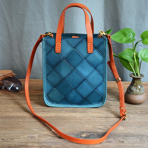 Leather Mini Tote Bag Mini Leather Tote Handbags Small