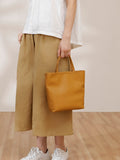 Leather Mini Tote Tan Tote Purse Leather Crossbody Tote Bag Womens 