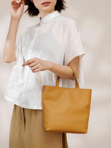 Leather Mini Tote Tan Tote Purse Leather Crossbody Tote Bag Womens 