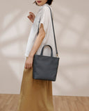 small leather tote blue leather tote bag Womens 