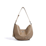 brown Leather Shoulder Bag Genuine Leather Over The Shoulder Bag Womens 