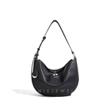 black Leather Shoulder Bag Genuine Leather Over The Shoulder Bag Womens 