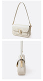 Shoulder Bag Women Small beige Leather Shoulder Bag Leather Shoulder Strap Bag 