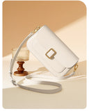 Shoulder Bag Women Small beige Leather Shoulder Bag Leather Shoulder Strap Bag 