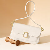 Shoulder Bag Women Small beige Leather Shoulder Bag Leather Shoulder Strap Bag 