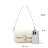 Shoulder Bag Women Small beige Leather Shoulder Bag Leather Shoulder Strap Bag 