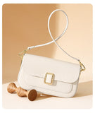 Shoulder Bag Women Small beige Leather Shoulder Bag Leather Shoulder Strap Bag 