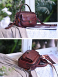 Women's Small Leather Satchel Genuine Leather Satchel Small Cute Satchel Bags