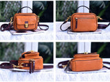 Women's Small Leather Satchel Genuine Leather Satchel Small Cute Satchel Bags