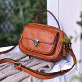 Women's Small Leather Satchel Genuine Leather Satchel Small Cute Satchel Bags