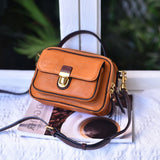 Women's Small Leather Satchel Genuine Leather Satchel Small Cute Satchel Bags