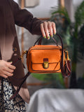 Women's Small Leather Satchel Genuine Leather Satchel Small Cute Satchel Bags