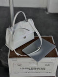 Women's white Leather Satchel Handbag white Satchel Crossbody Bag 