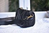 black Genuine Leather Sling Bags For Women Leather Sling Bags Women 