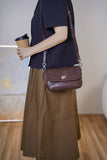 Brown Leather Small Satchel