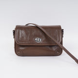 Brown Leather Small Satchel