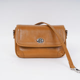 Tan Leather Small Satchel