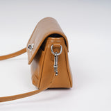 Tan Leather Small Satchel