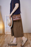 Brown Leather Small Satchel