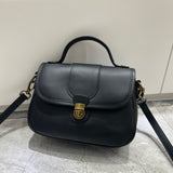 black leather satchel handbag satchel women's purses