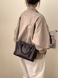 Genuine Leather Bags For Women Genuine Leather Tote brown Leather Crossbody Bag - Annie Jewel