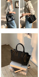 Genuine Leather Bags For Women Genuine Leather Tote black Leather Crossbody Bag - Annie Jewel
