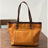 Tan Tote Purse tote bag with compartments and zip